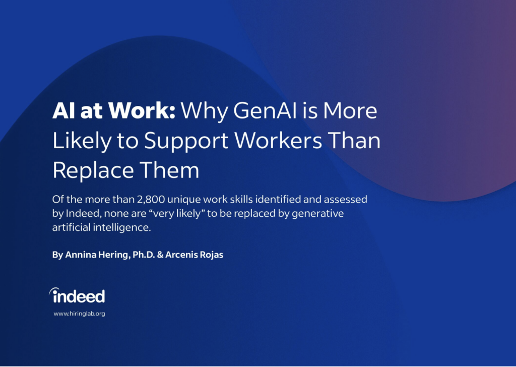 AI at Work: Why GenAI is More Likely to Support Workers Than Replace Them